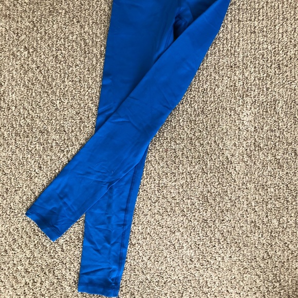 Blue workout leggings - Picture 2 of 3